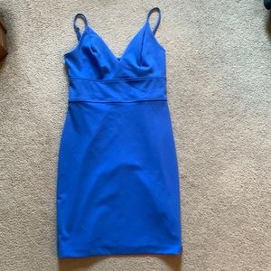 Express Blue dress body con